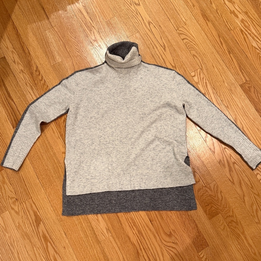 Athleta Transit Colorblock Merino Turtleneck S